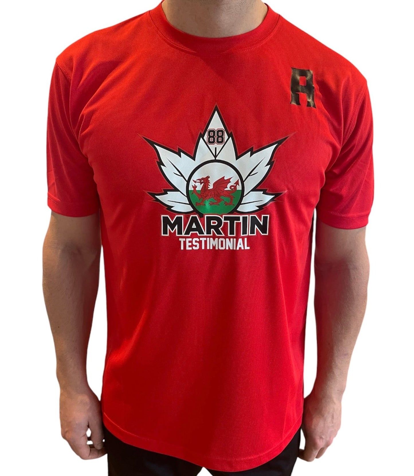Short Sleeve Jersey T-Shirt Red